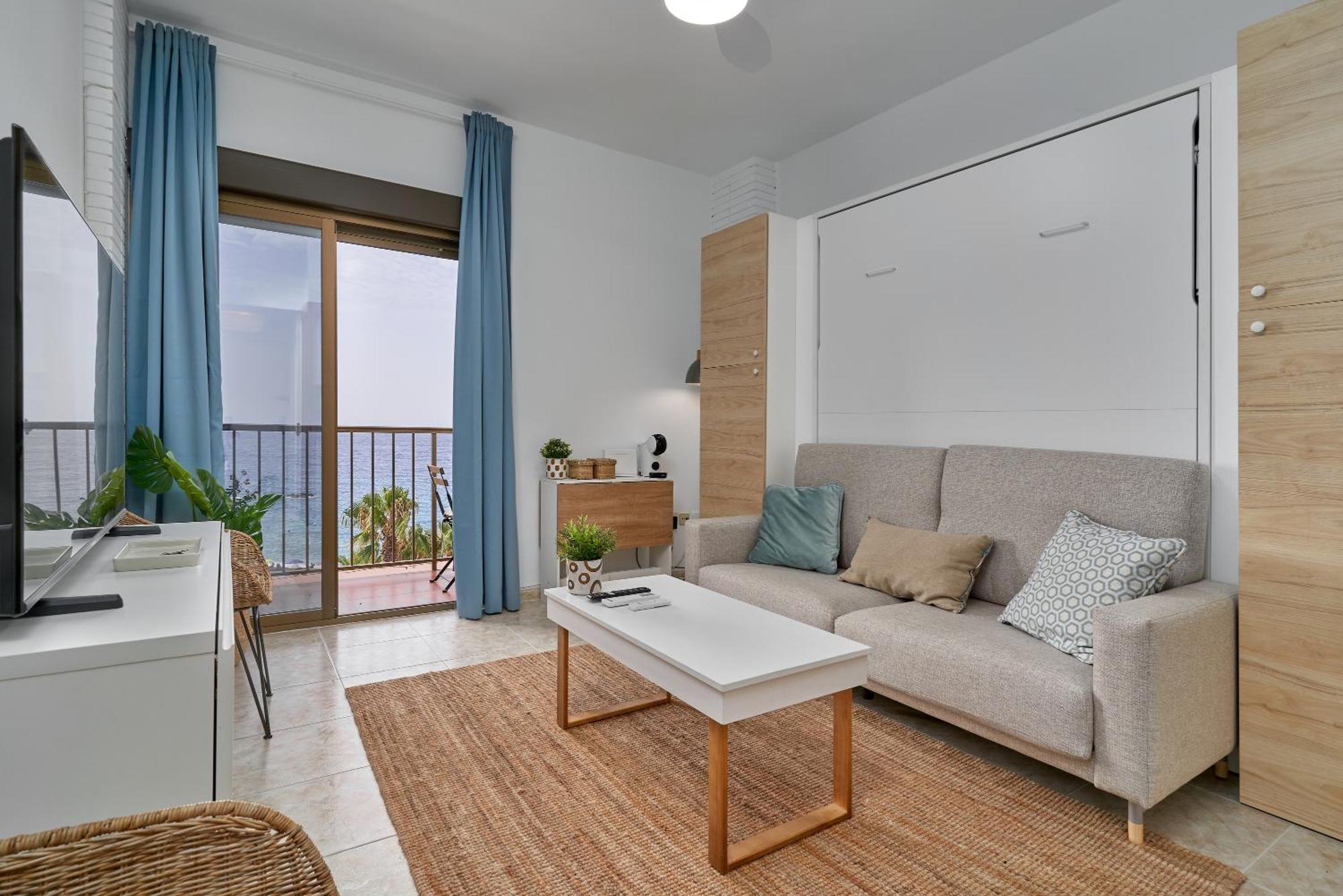 Апартаменты Estudio Puerta Del Mar Альмуньекар Экстерьер фото