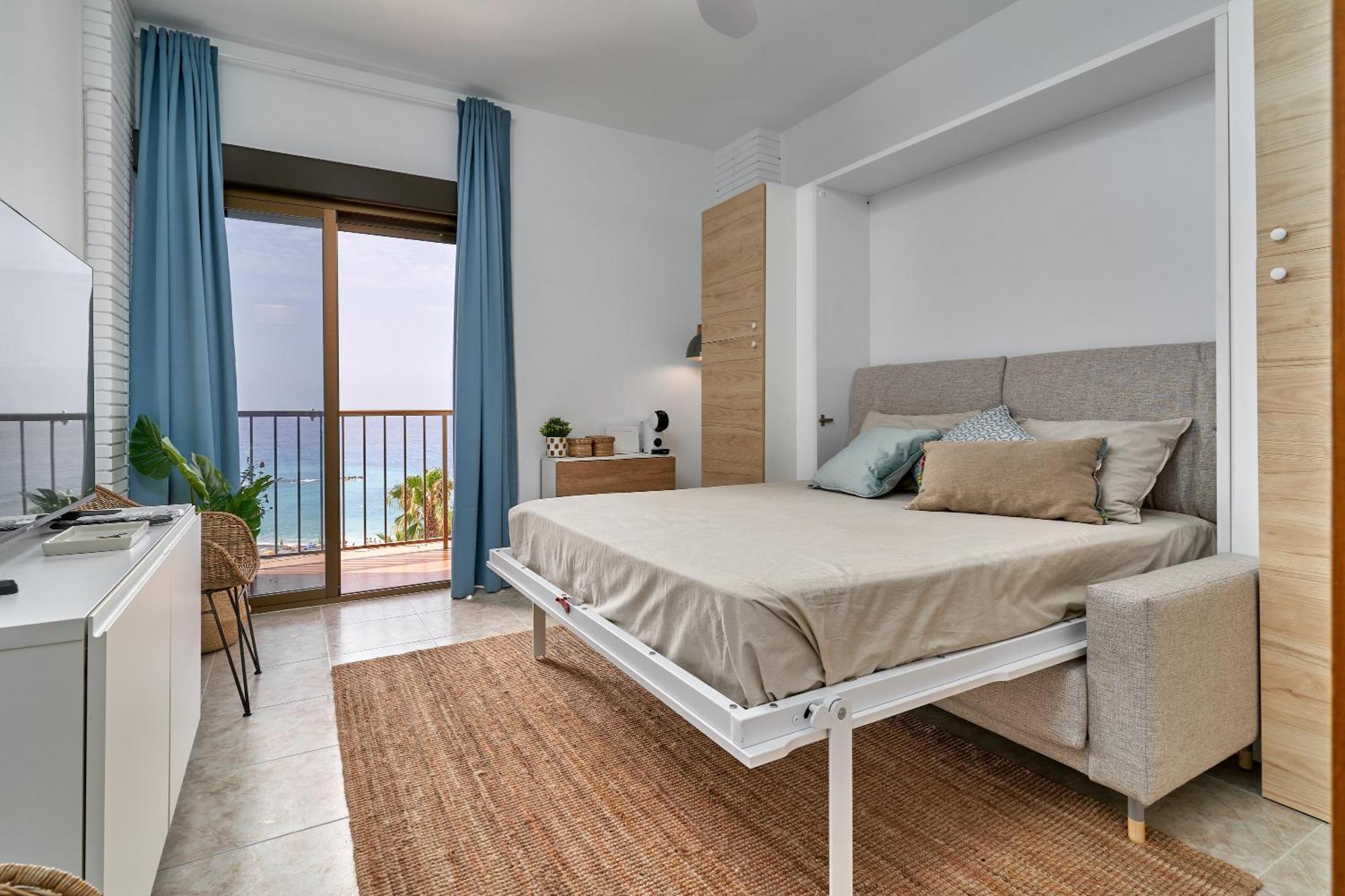 Апартаменты Estudio Puerta Del Mar Альмуньекар Экстерьер фото